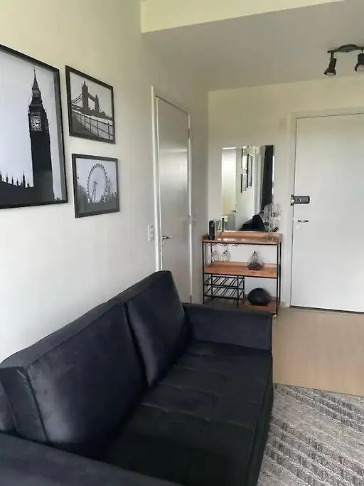 סאו פאולו New Modern Studio In Alto Boa Vista Sp 500M Metro דירה